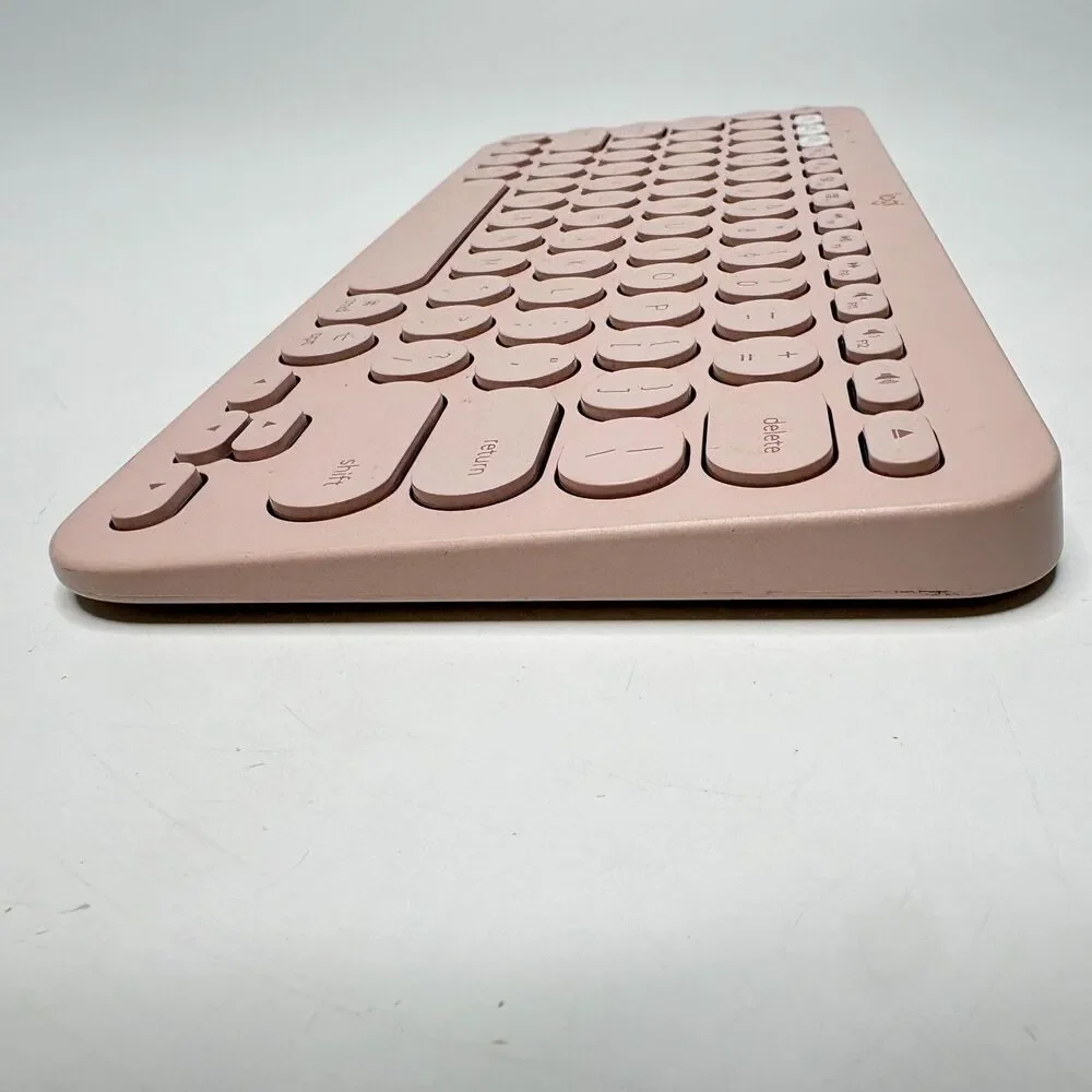 Logitech Pebble Keys 2 K380s Multi-Device Bluetooth Wireless Keyboard Tonal Rose